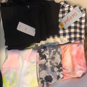 Lot of biking short n leggings multi colored size 6/7